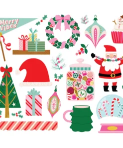 Alternative view of Big Bits and Pieces - Hard Candy Christmas - Simple Stories