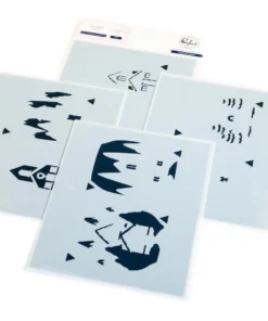 Stencil - Snowy Cottage - Accesorio Linterna - Pinkfresh