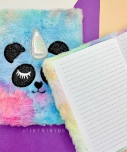 Alternative view of Libreta de Peluche - Panda Unicornio