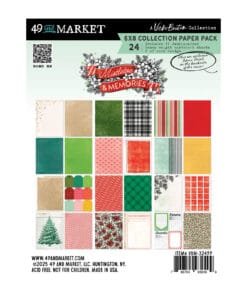 Block de Papeles 6x8 - Mistletoe and Memories - Vicki Boutin - 49 and Market