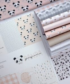 Alternative view of Block de Papeles 6x8 - Pequeño Panda - Alúa Cid