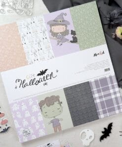 Block de Papeles 12x12 - Cute Halloween - Alua Cid