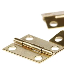 Cajita de Bisagras 10mm a 14 mm - Dorado/Bronce - Mini herrajitos - Insumos Scrap