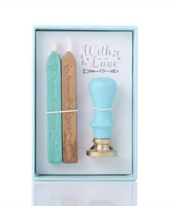 Set de Sello y Cera - Diseño Variado - Insumos Scrap