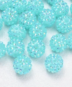 Accesorio - Cristal Bubblegum Celeste - Insumos Scrap