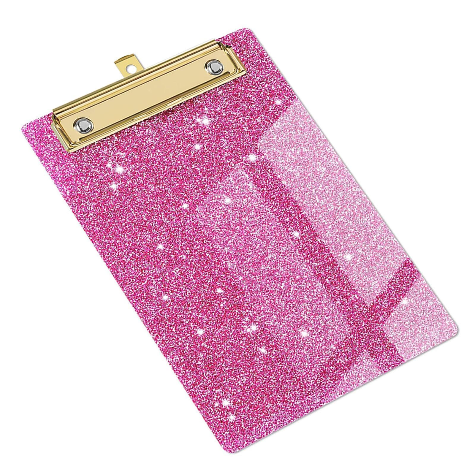 Mini Portapapeles - Clipboard - Rosa/Celeste/Plateado - Image 3