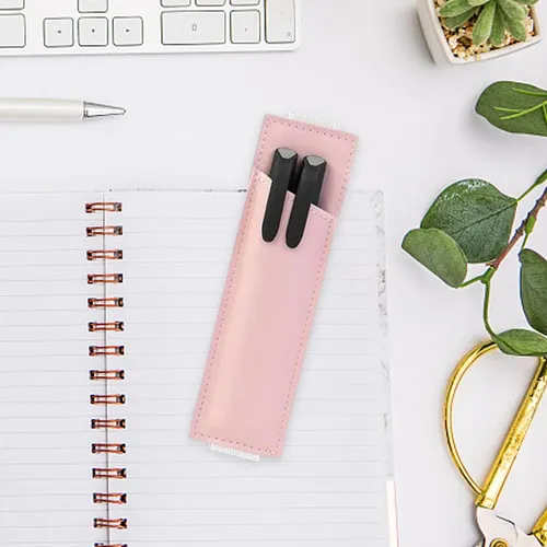 Porta Lapiceros para Agendas y Libretas - Rosa/Plateado - Insumos Scrap - Image 4
