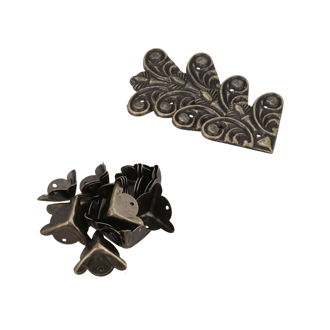 Cajita de Esquineros Vintage – Mini herrajitos – Insumos Scrap