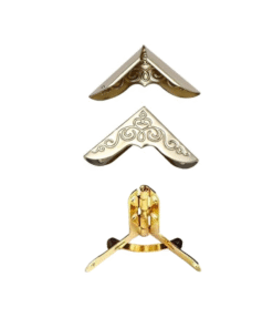 Cajita de Esquineros con Visagra Interna - Mini Herrajitos - Insumos Scrap