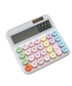 Calculadora Cute - Blanca/Rosa - Insumos Scrap