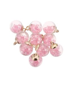 Accesorio - Esferas de Cristales Rosa - Insumos Scrap