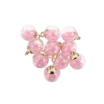 Accesorio - Esferas de Cristales Rosa - Insumos Scrap
