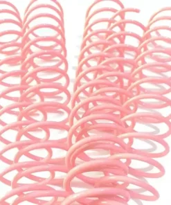 Resorte Espiral Plástico Grande - Rosa - 2:1 – 1,5 pulgadas