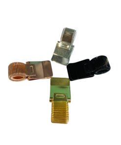 Porta Lapiceros con Prensa – Resorte – Metálicos - 4 pcs – Insumos Scrap