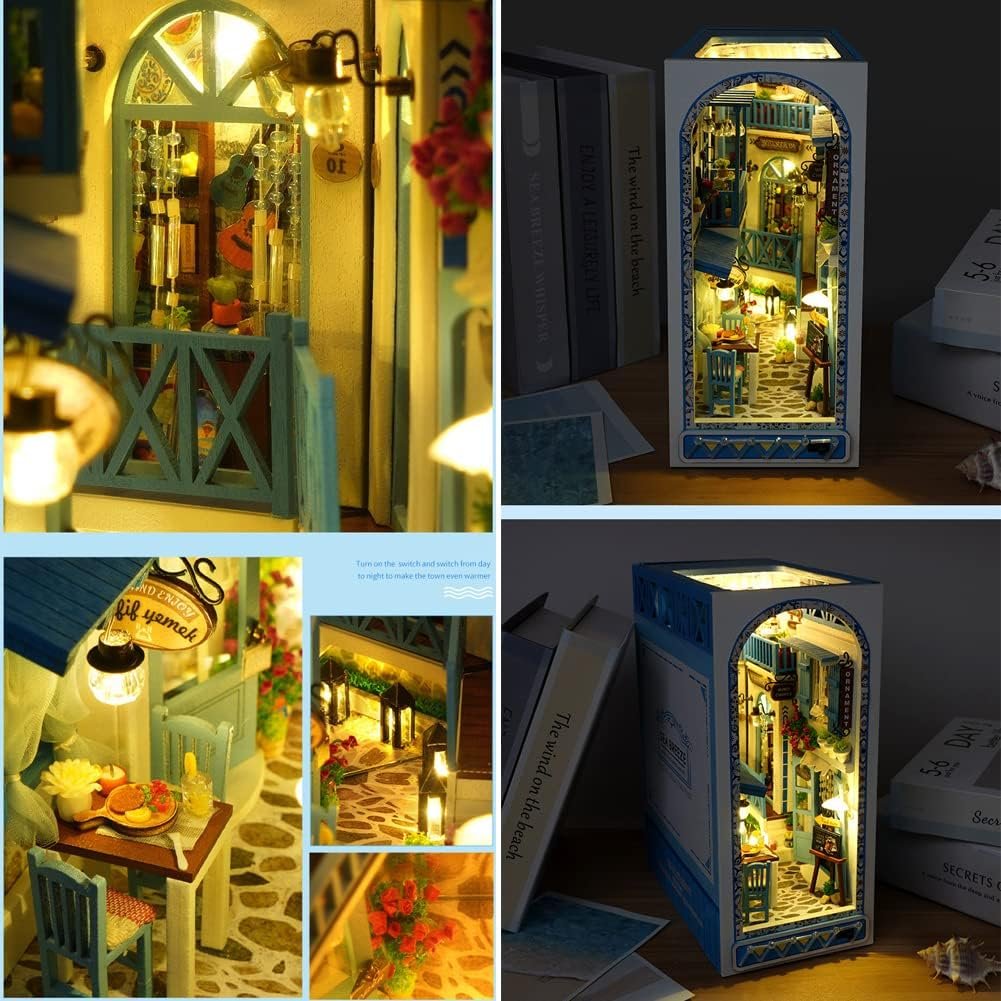 Kit de Rincón de Lectura - Book Nook - Blue Sea Breeze - Miniatura - Image 4