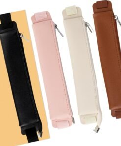 Cartuchera con Elástico - Agendas y Libretas - 3 unidades - Negro, Blanco, Rosa