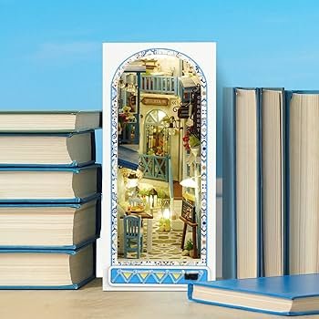 Kit de Rincón de Lectura - Book Nook - Blue Sea Breeze - Miniatura - Image 2