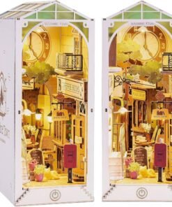 Kit de Rincón de Lectura – Book Nook – Sunshine Town - Gatito – Miniatura