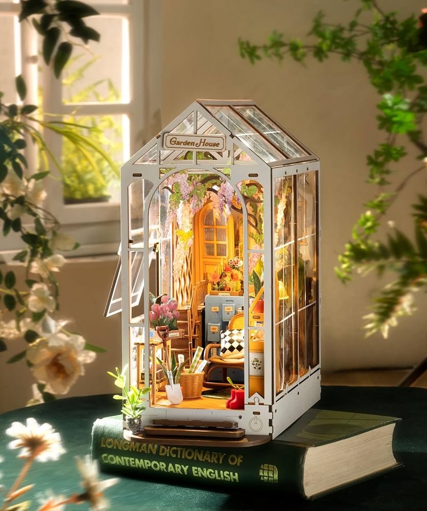 Kit de Rincón de Lectura - Book Nook - Garden House - Miniatura - Image 3
