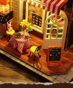 Alternative view of Kit de Rincón de Lectura - Book Nook - Café - Miniatura