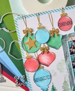 Alternative view of Set de Sello y Troquel - Esferas de Navidad - Sizzix