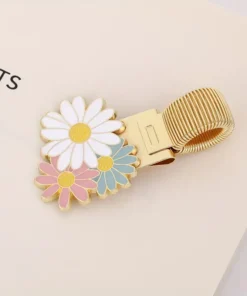 Alternative view of Porta Lapiceros con Prensa – Resorte – Flores - 3 pcs – Insumos Scrap