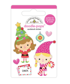 Sticker - Doodle Pop - Playful Pixies - Oh What Fun