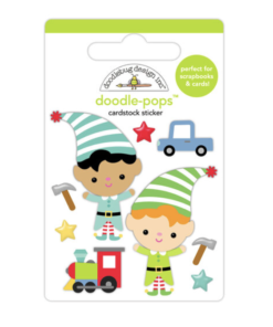 Sticker - Doodle Pop - Santa's Elves - Oh What Fun