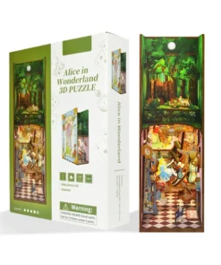 Kit de Rincón de Lectura - Book Nook - Alicia - Miniatura