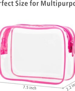 Alternative view of Cartuchera Transparente - Fucsia - Insumos Scrap