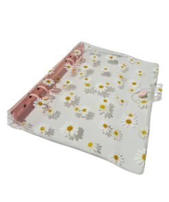 Carpeta PVC A5 - Flores - Rosa