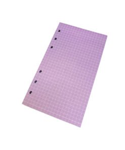 Relleno A6 – Cuadriculado – Lila – 40 hojas