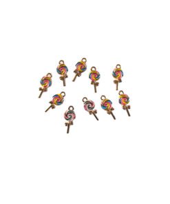Accesorio – Dije - Lollipops – Metal - 10 pack