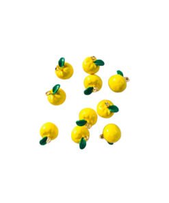 Alternative view of Accesorio – Dijes - Limones – Metal - 10 pack