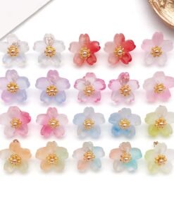 Accesorio – Dije - Flor Cristal – 10 pack