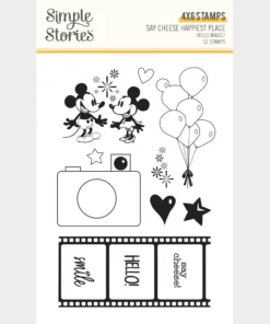 Sellos – Hello Magic! – Say Cheese Happiest Place – Simple Stories