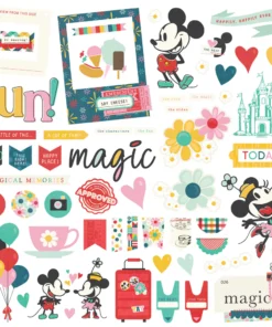 Alternative view of Chipboard Pieces – Say Cheese Happiest Place – Simple Stories