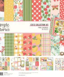Kit de Papeles 12x12 - Pink Lemonade - Simple Stories