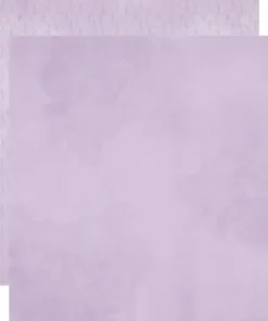 Papel 12x12 - Lavender - Simple Vintage Lavender Fields