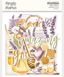 Bits and Pieces - Simple Vintage Lavender Fields