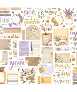 Alternative view of Journal Bits and Pieces - Simple Vintage Lavender Fields