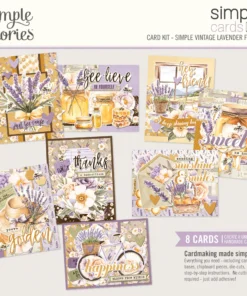 Kit de Tarjetas 12x12 - Simple Vintage Lavender Fields