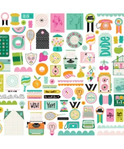 Alternative view of Bits and Pieces - Color Me Happy - Simple Stories