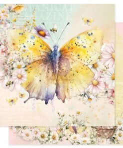 Papel 12x12 - Spring's wings - Among the Wildflowers Collection - Prima