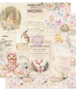 Papel 12x12 - Home Is Where The Heart Is - Sweet Spring Collection - Prima