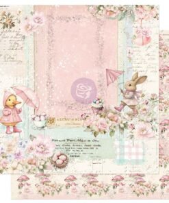 Papel 12x12 - Rainy Day Kisses - Sweet Spring Collection - Prima