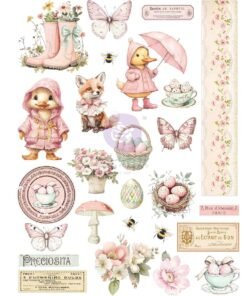 Transfer Rub-Ons - A4 - Sweet Spring Collection
