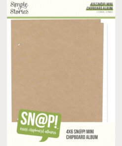 Mini Álbum Chipboard - 4x6 - Simple Stories