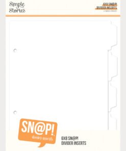 Relleno Divisiones - 6x8 - Simple Stories