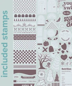 Alternative view of Tabla con Sellos para Cajitas - We R